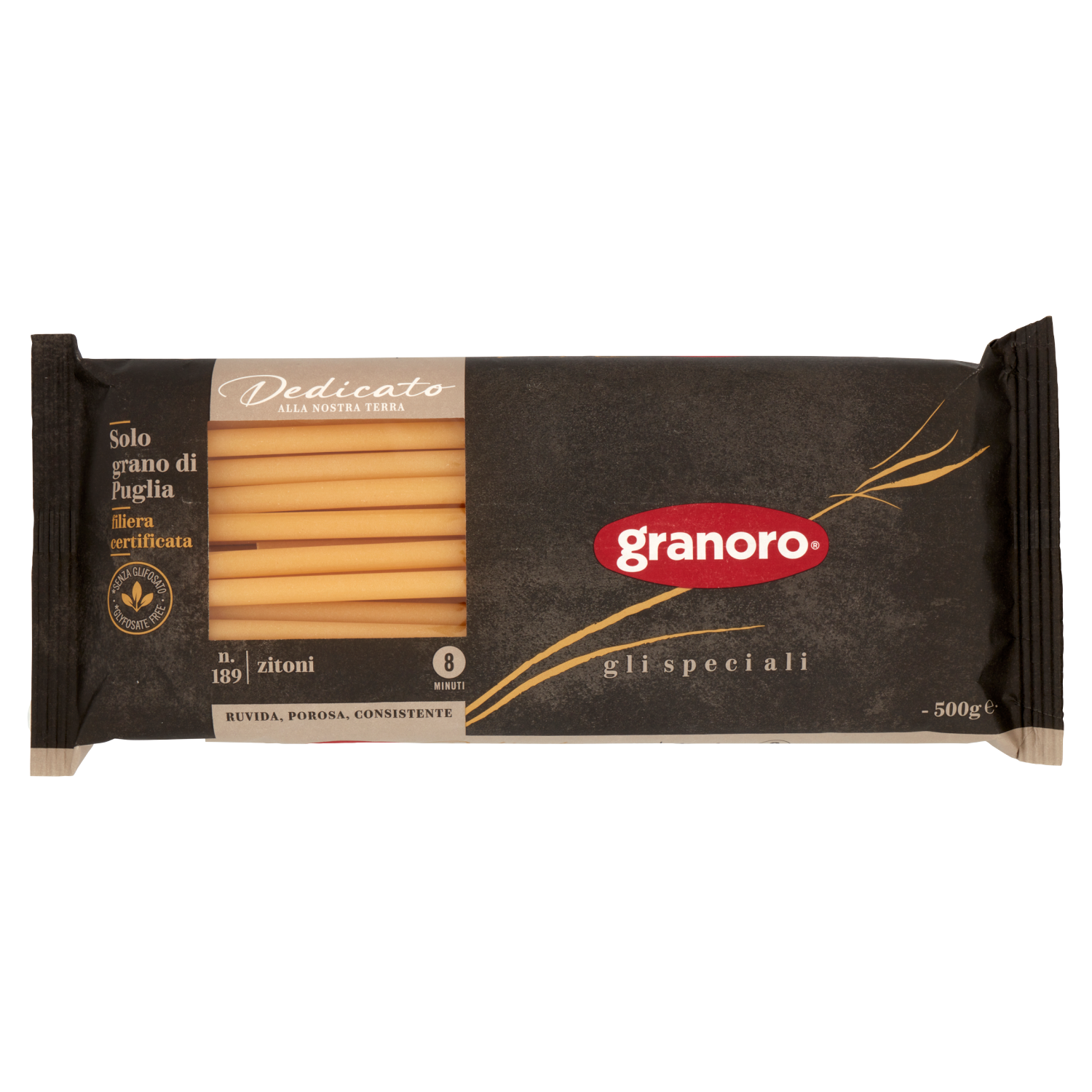GRANORO DEDICATO 189 ZITONI LUNGHI 500g (20 in a box)