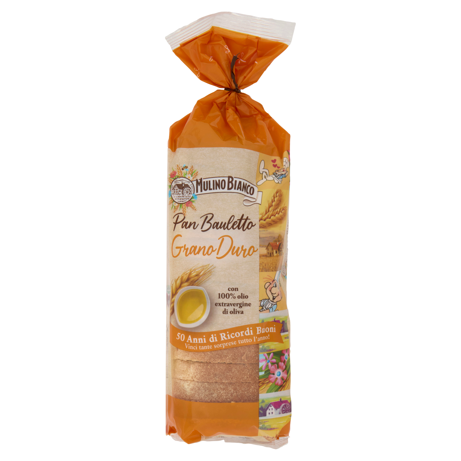 MULINO BIANCO PAN BAULETTO AL GRANO DURO 400g (8 in a box)