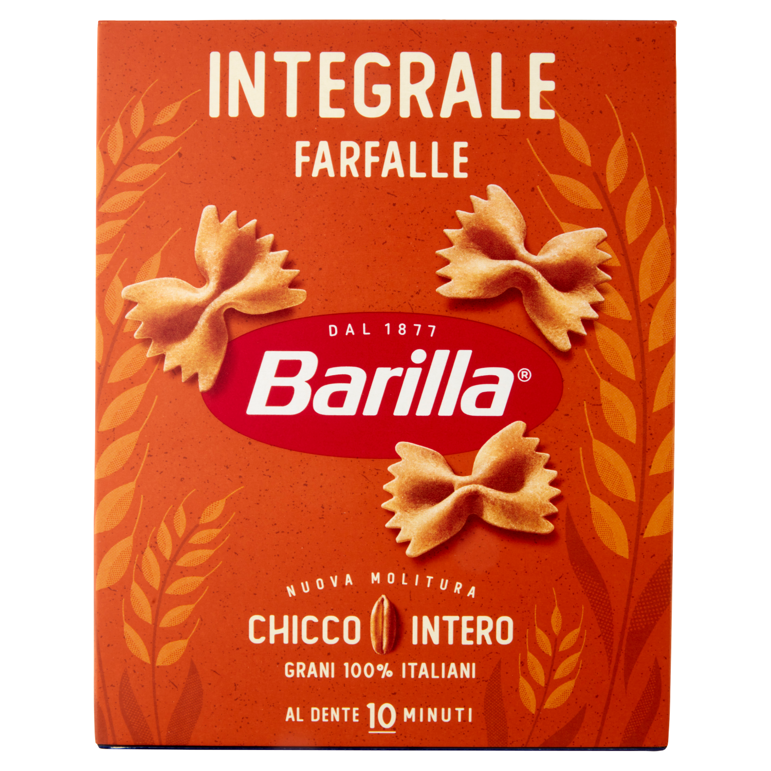 BARILLA PASTA INTEGRALE FARFALLE 500g (10 in a box)