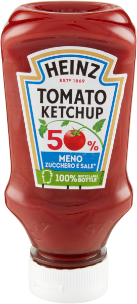 Heinz Ketchup Meno 50%Zuccheri 235 Gr