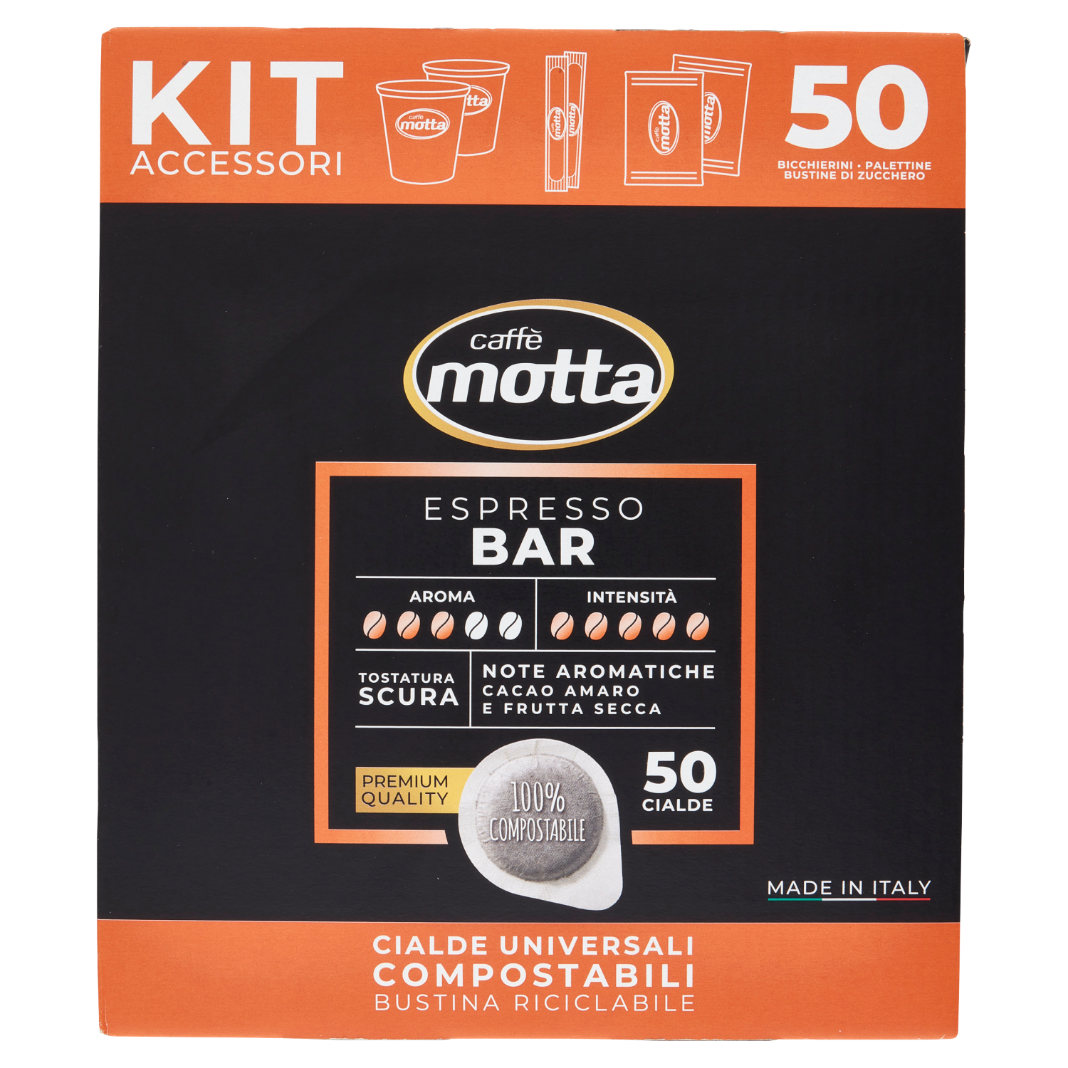 CAFFE'MOTTA ESPRESSO BAR NAPOLI CIALDE 100pcs (4 in a box)