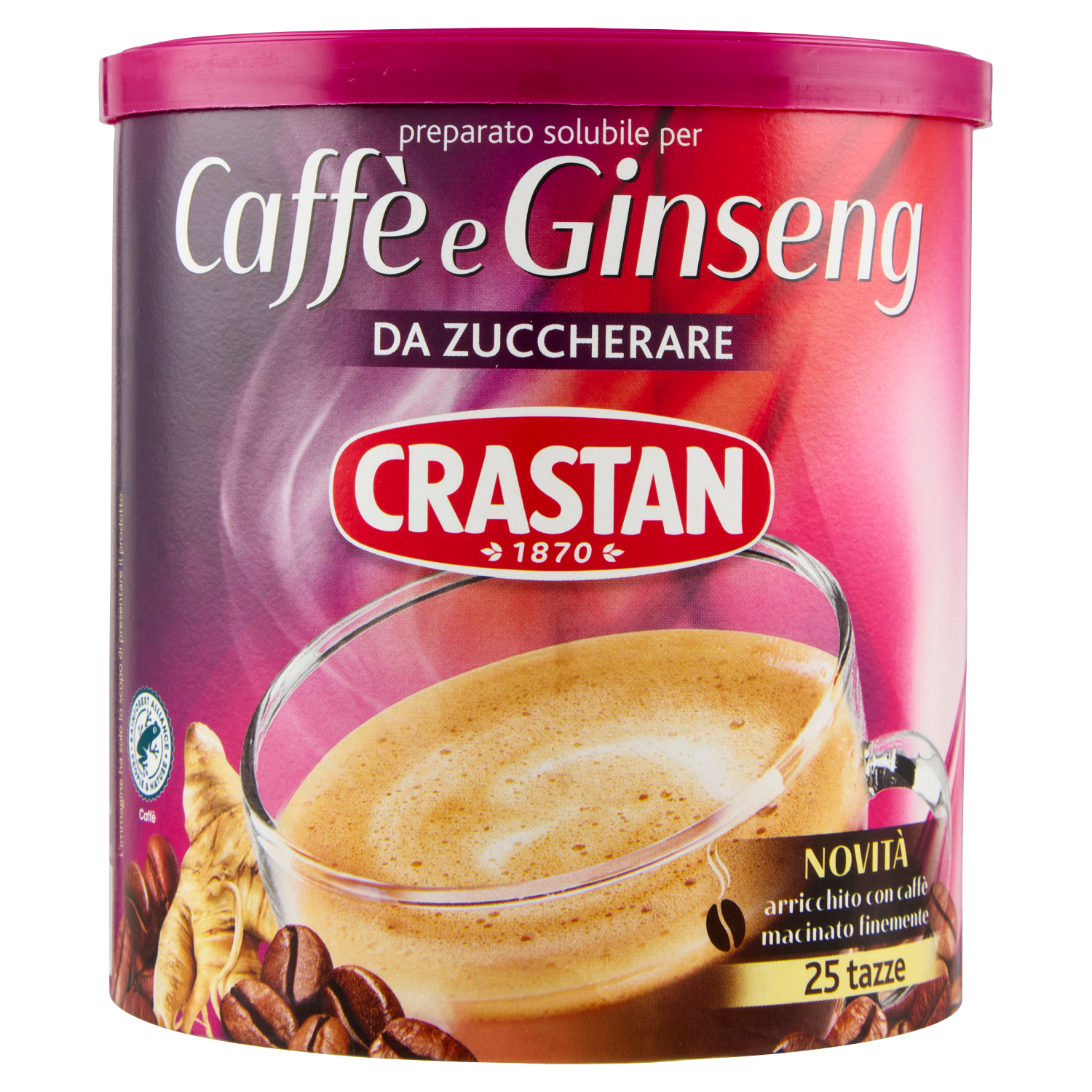 CRASTAN SOLUBILE GINSENG E CAFFE' 200g (6 in a box)