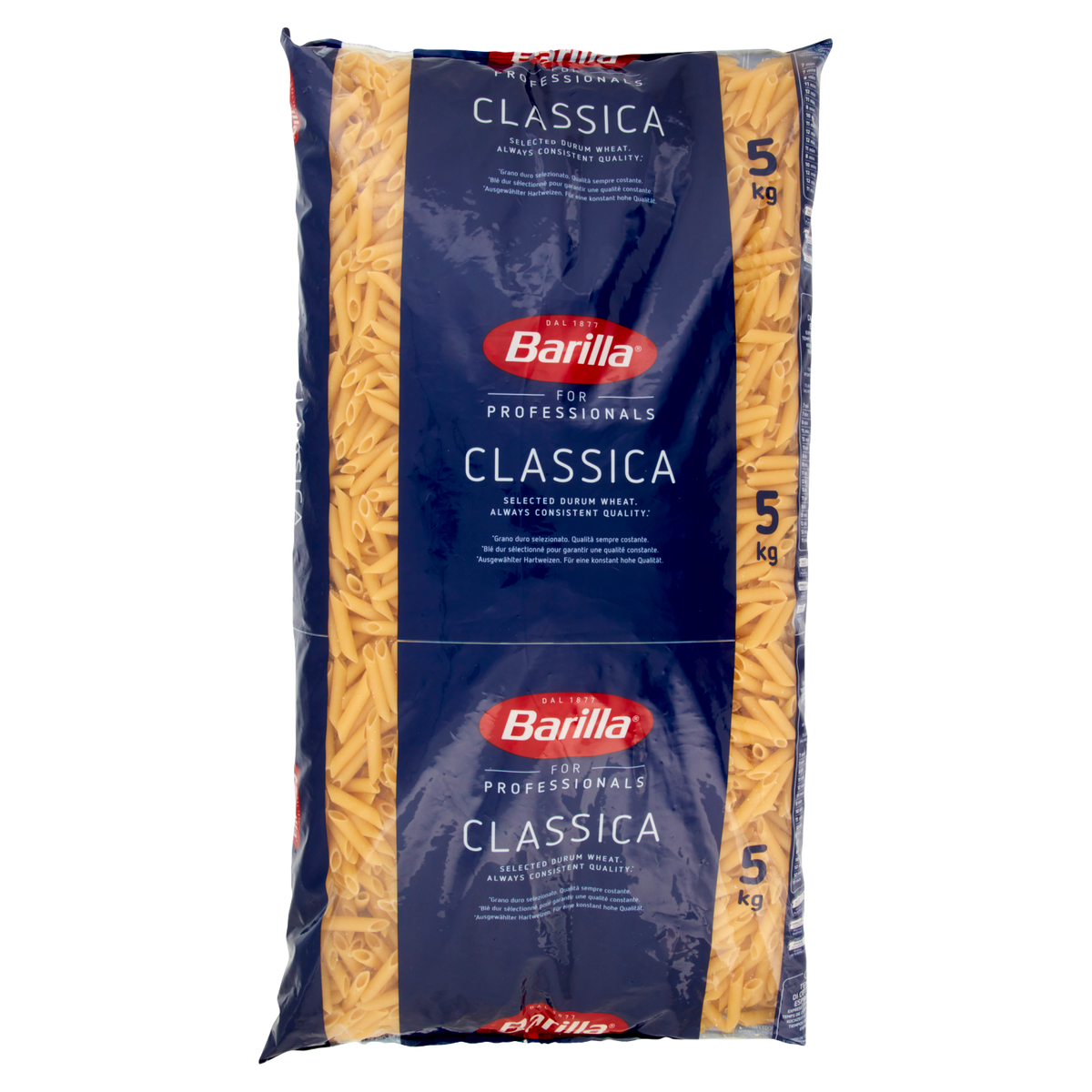 BARILLA PENNE LISCE N.71 5kg (3 in a box)