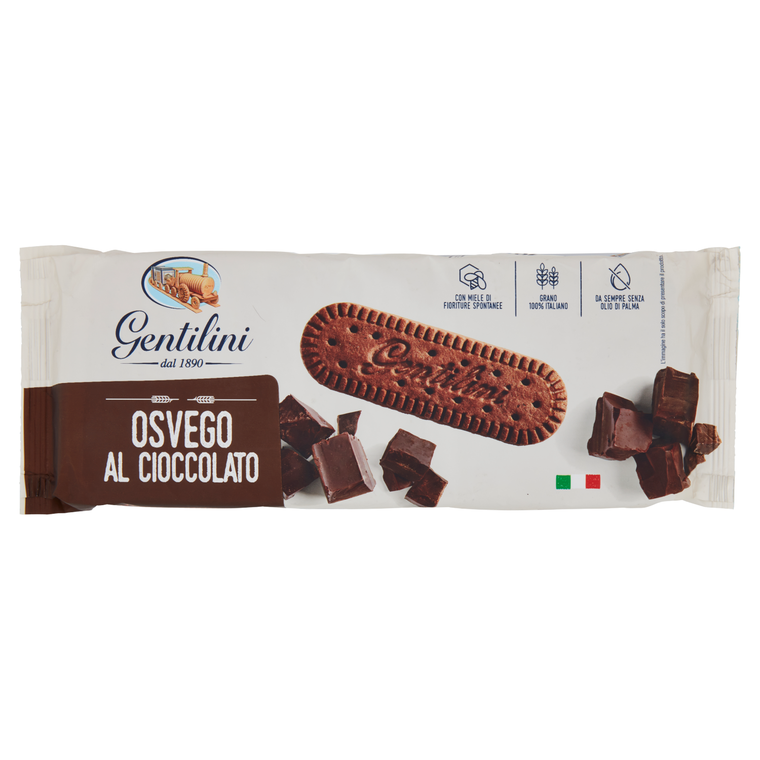 GENTILINI BISCOTTI OSVEGO CIOCCOLATO 250g (14 in a box)