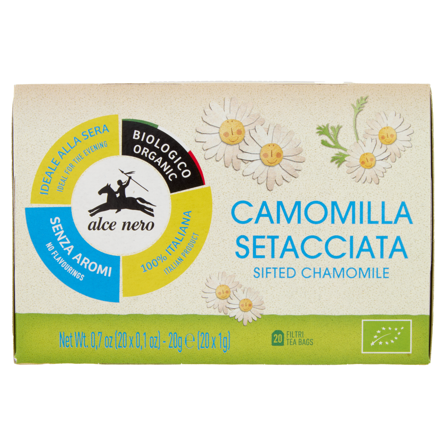 ALCENERO CAMOMILLA ORGANIC 30g (6 in a box)
