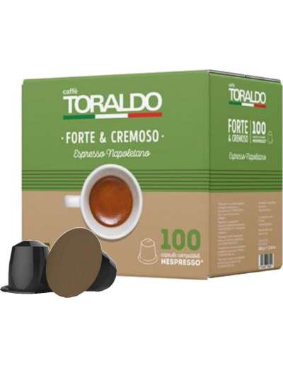 TORALDO CREMOSO IN CAPSULE NESPRESSO 100 pcs (single item)