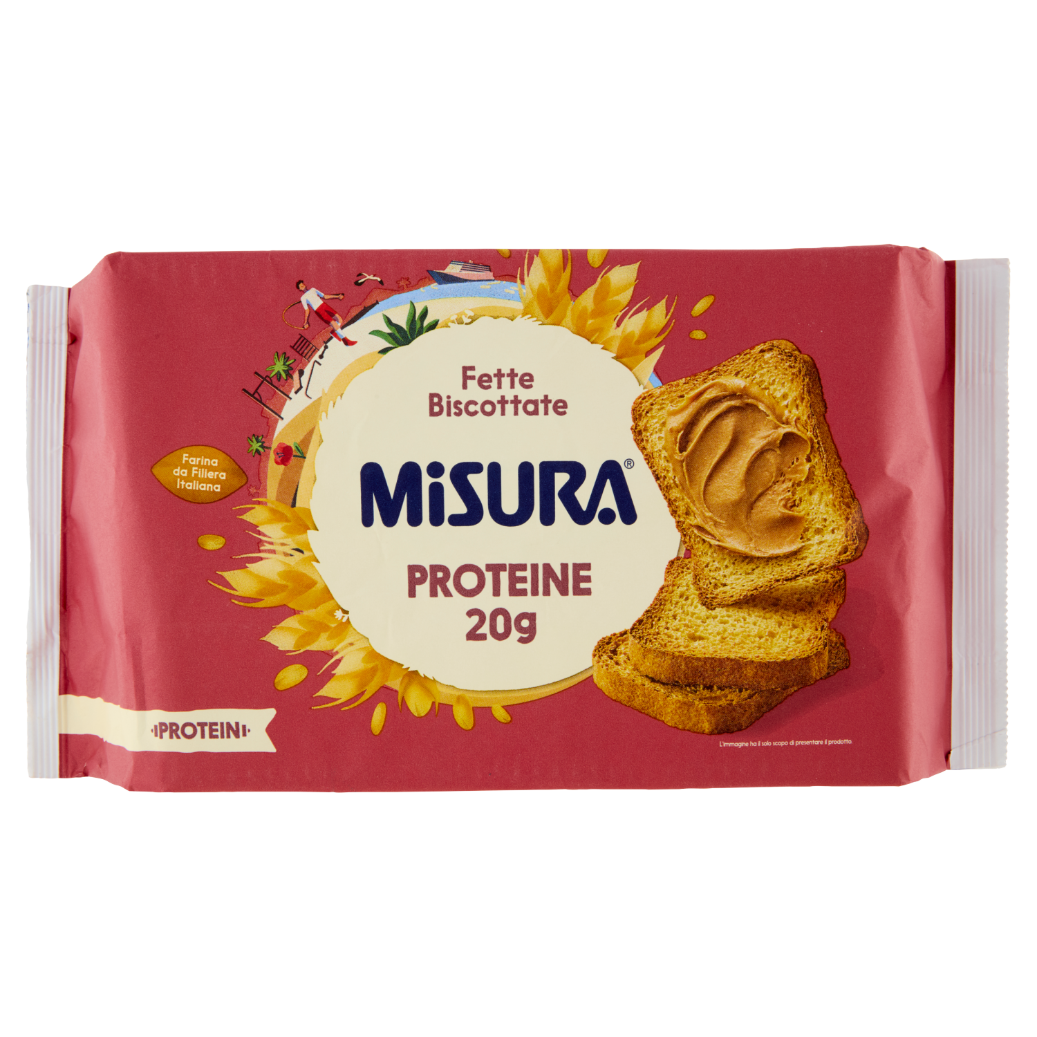 MISURA FETTE BISCOTTATE PROTEIN 320g (12 in a box)
