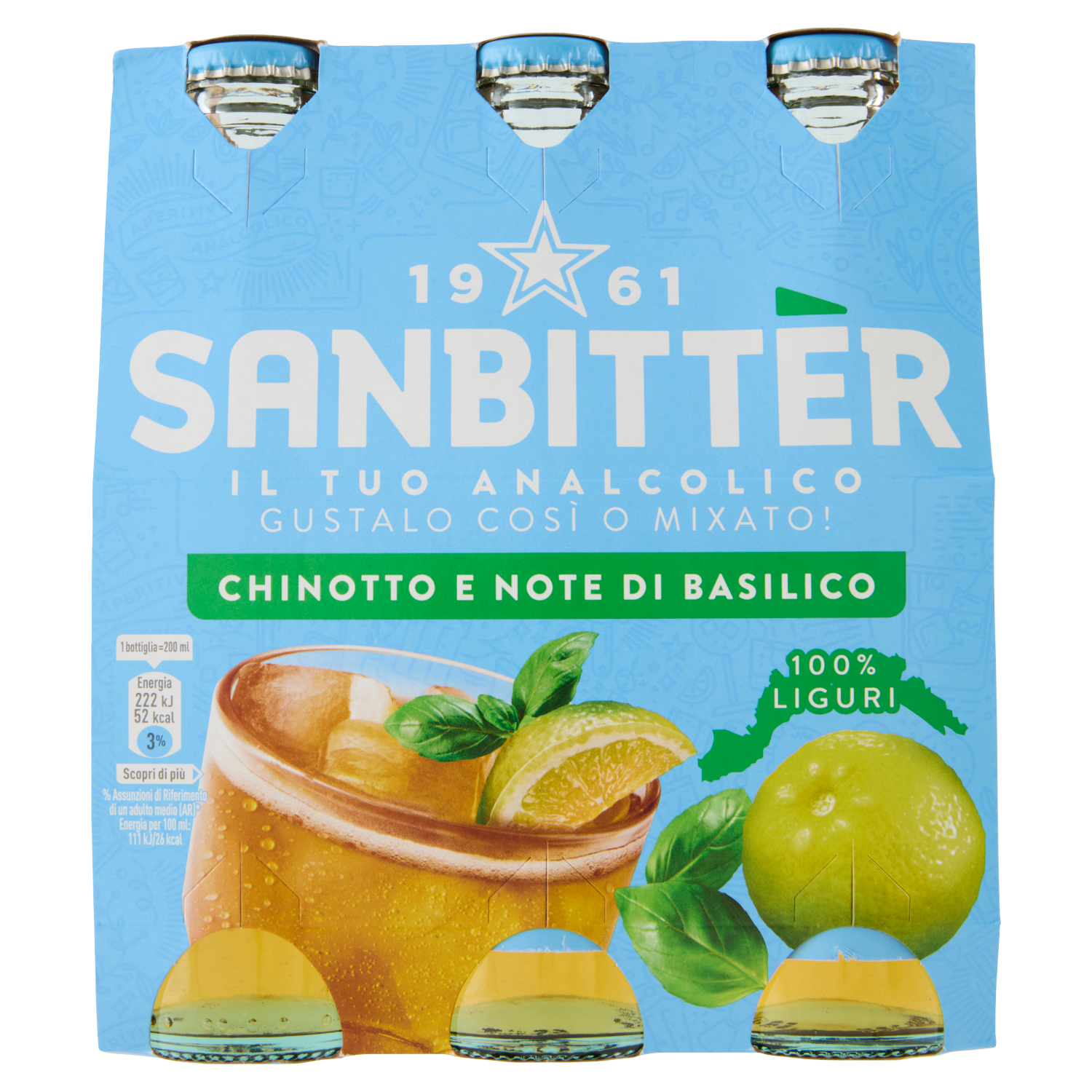 SANBITTER BASILICO 600ml (8 in a box)