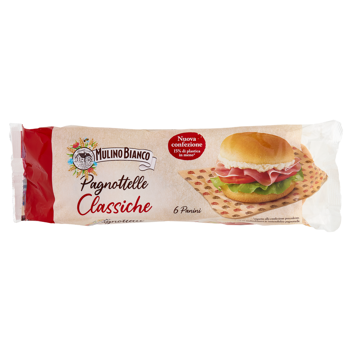 MULINO BIANCO PAGNOTTELLE CLAS. X 8 360g (8 in a box)