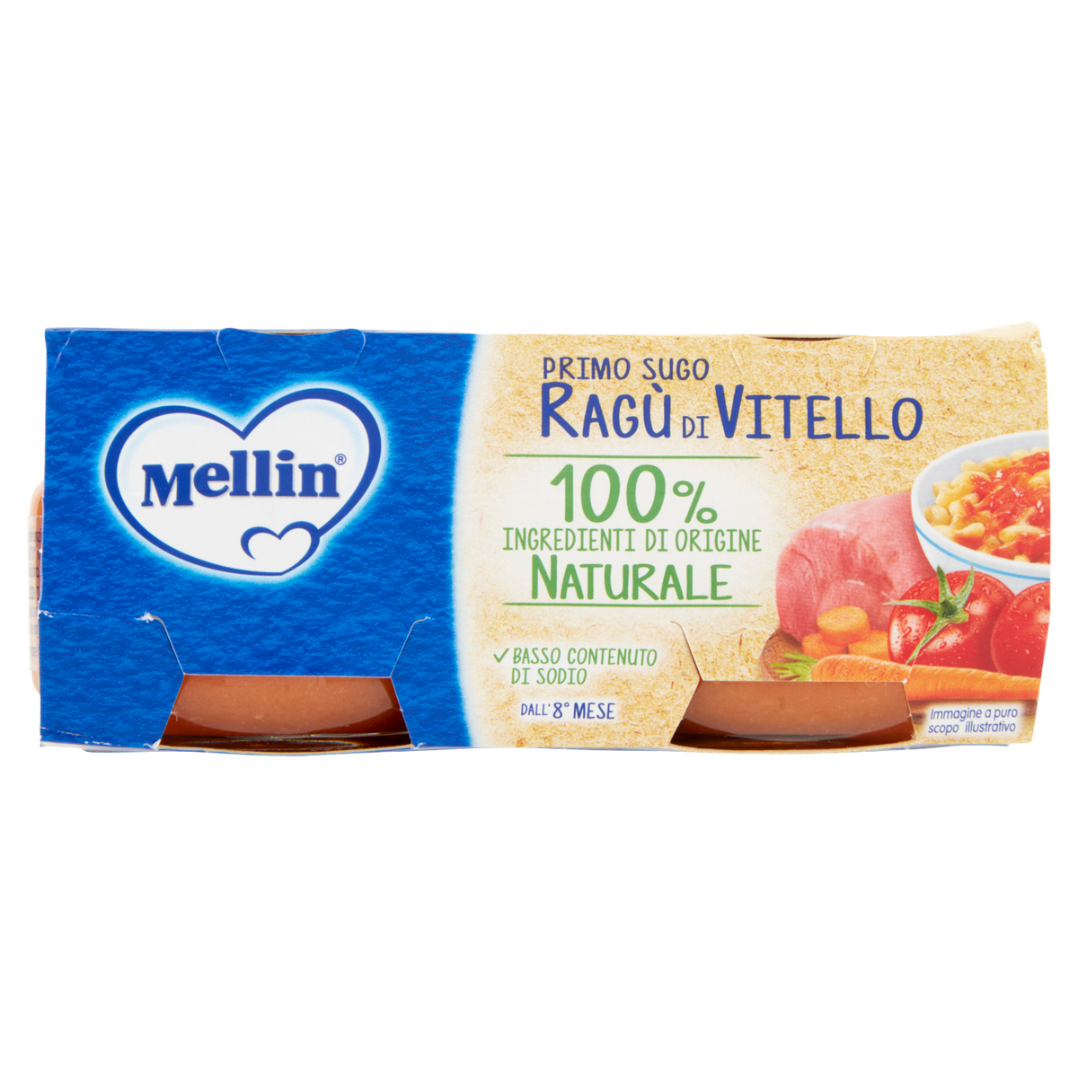 MELLIN SUGO VITELLO 80gx2 160g (12 in a box)
