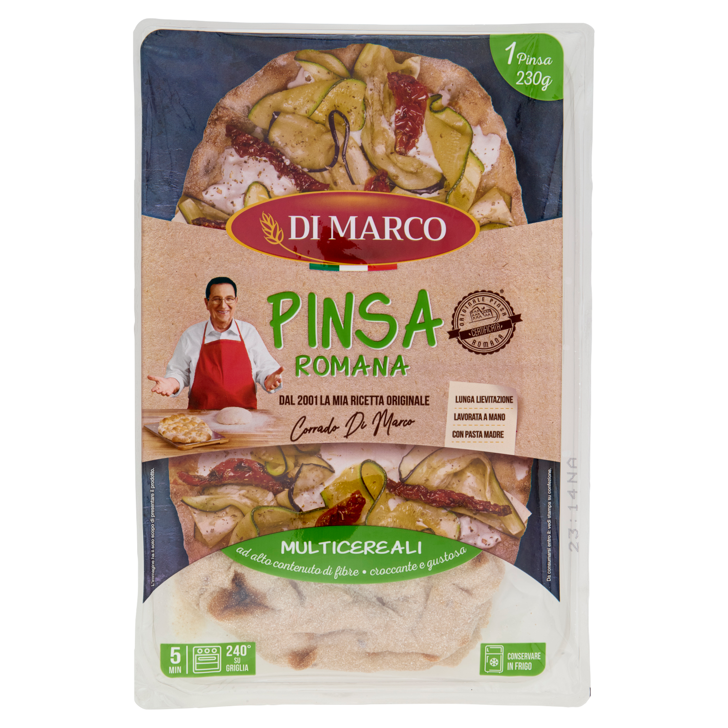 DI MARCO PINSA ROMANA MULTICEREALI 230g (8 in a box)