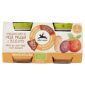 ALCENERO OMOGENEIZZATO MELA PRUGNA BISCOTTO 80gX2 (6 in a box)