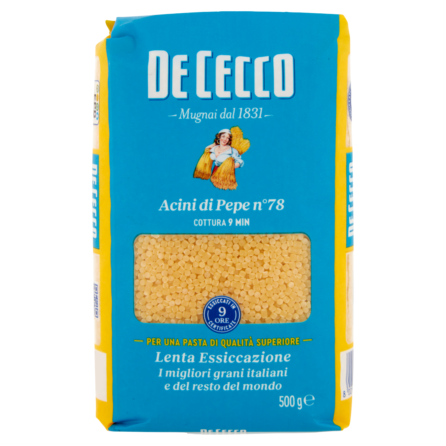 DE CECCO PASTINA ACINI DI PEPE 500g (24 in a box)