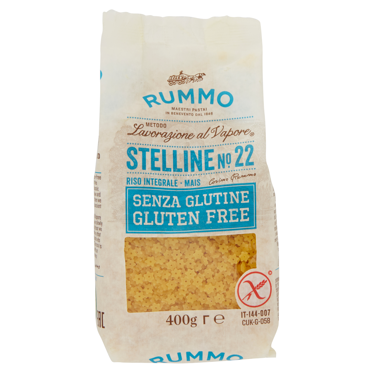 RUMMO STELLINE SENZA GLUTINE 400g (12 in a box)
