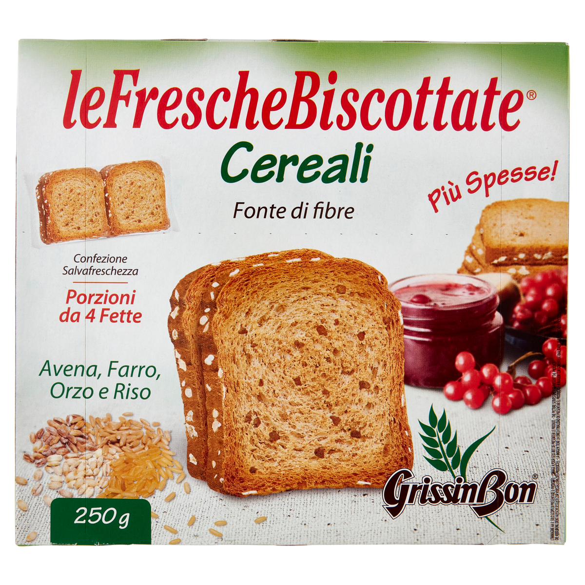 GRISSINB.FETTE CEREALI 8x4 250g (12 in a box)