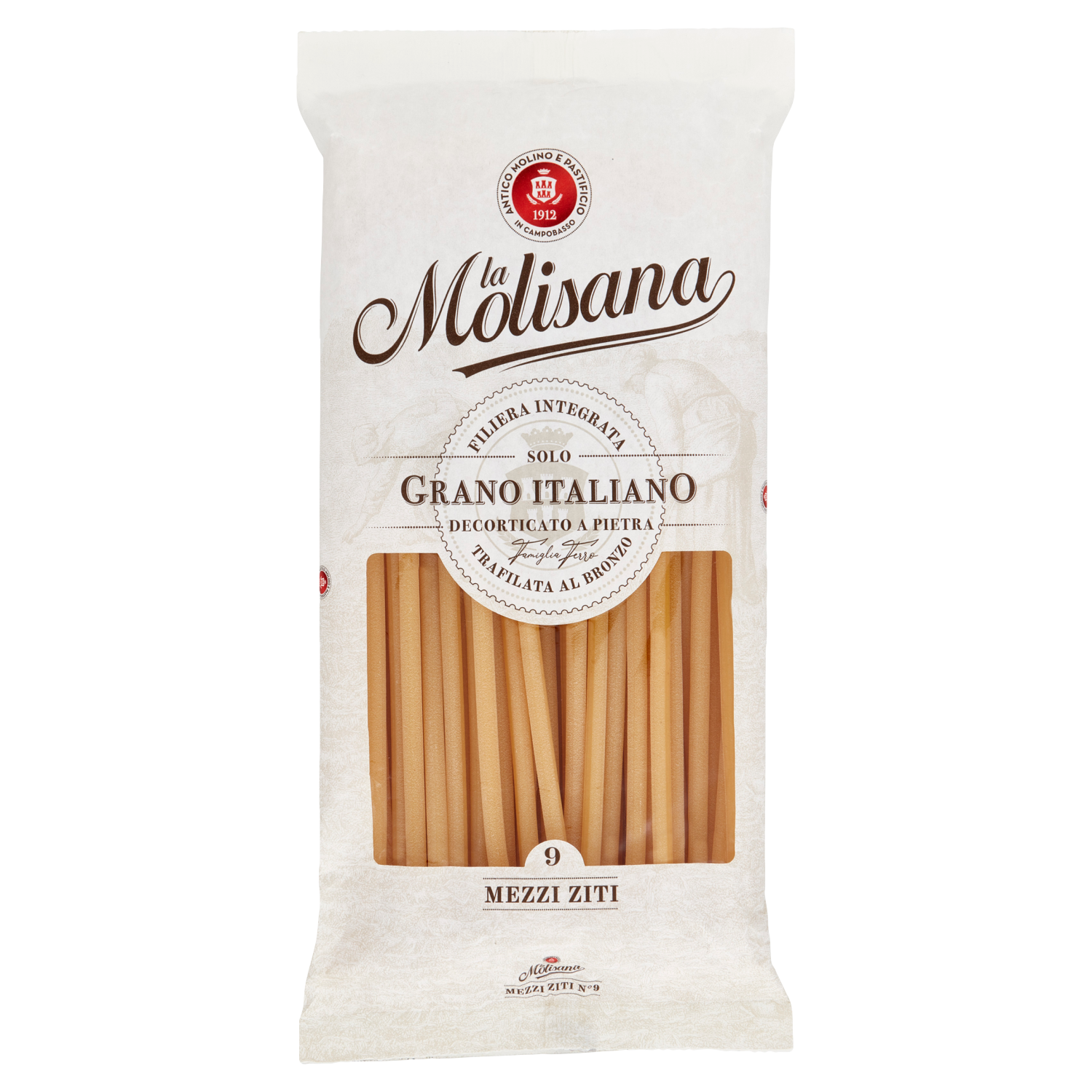 MOLISANA MEZZI ZITI N 9 500g (24 in a box)
