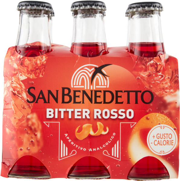 SAN BENEDETTO BITTER ROSSO CL10X6 100mlX6 (4 in a box)