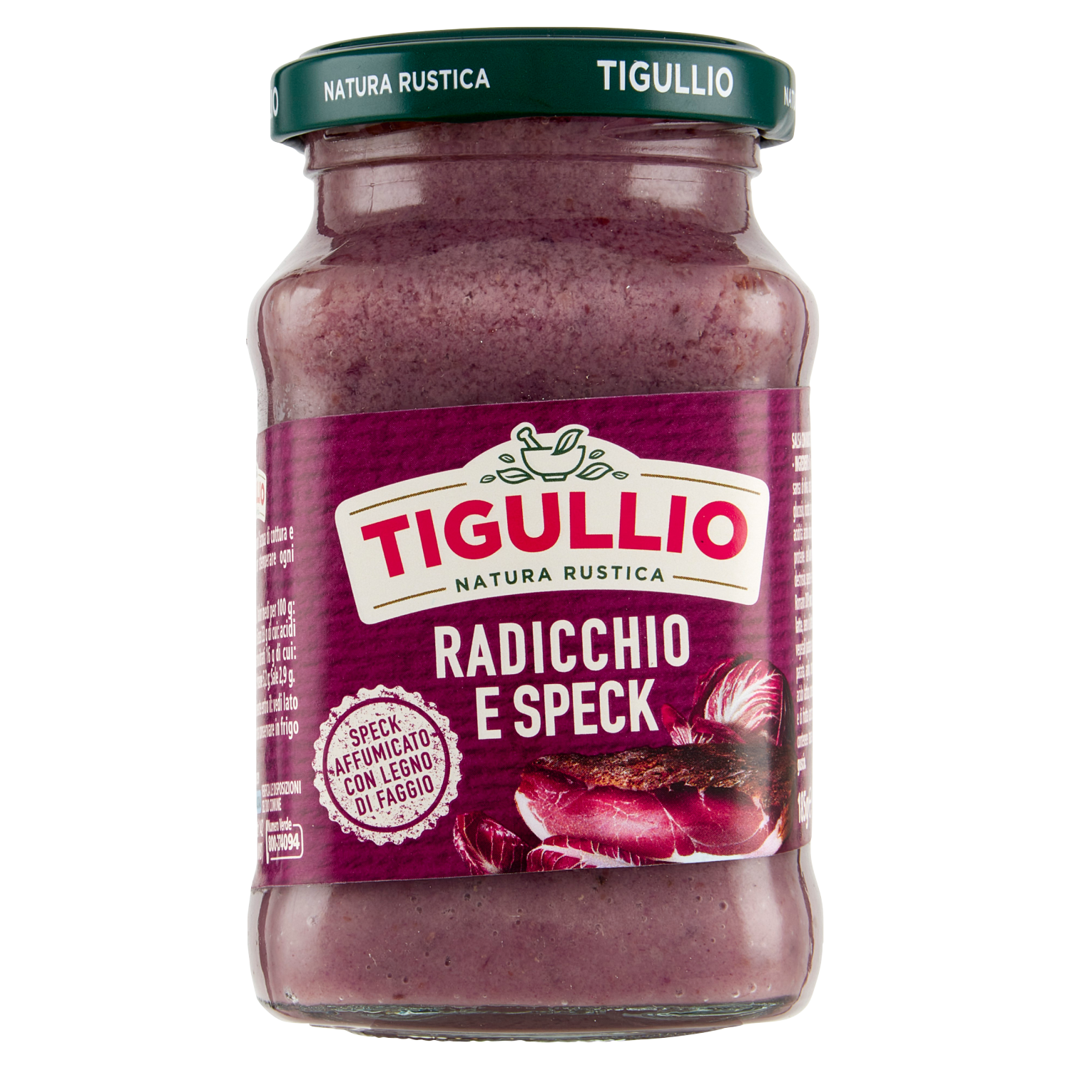 TIGULLIO PESTO RADICCHIO SPECK 190g (12 in a box)