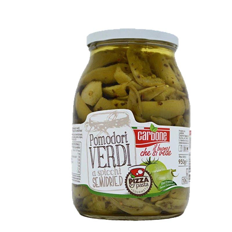 CARBONE POMODORI VERDI A SPICCHI SEMIDRIED 950g (6 in a box)