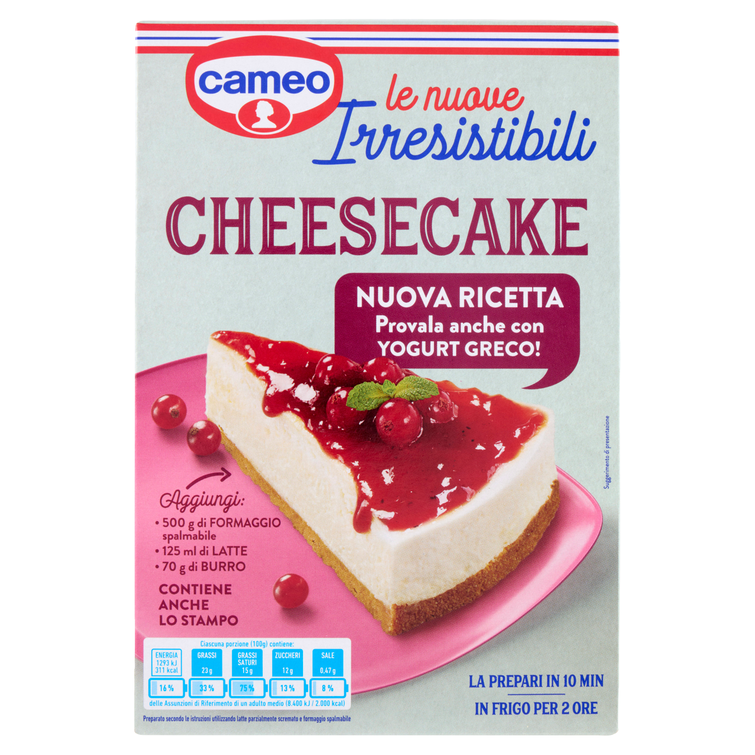 CAMEO CHEESECAKE 217g (6 in a box)