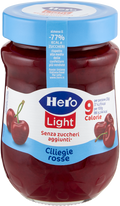 Hero Confettura Ciliegie Light Senza Zucchero 280 Gr