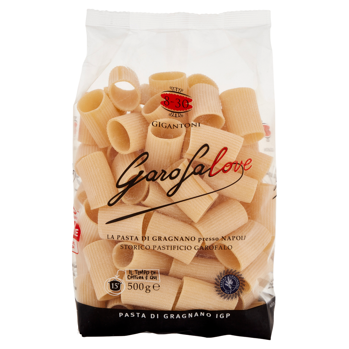 GAROFALO PASTA DI SEMOLA FORMATI SPECIALI GIGANTONI 500g (12 in a box)
