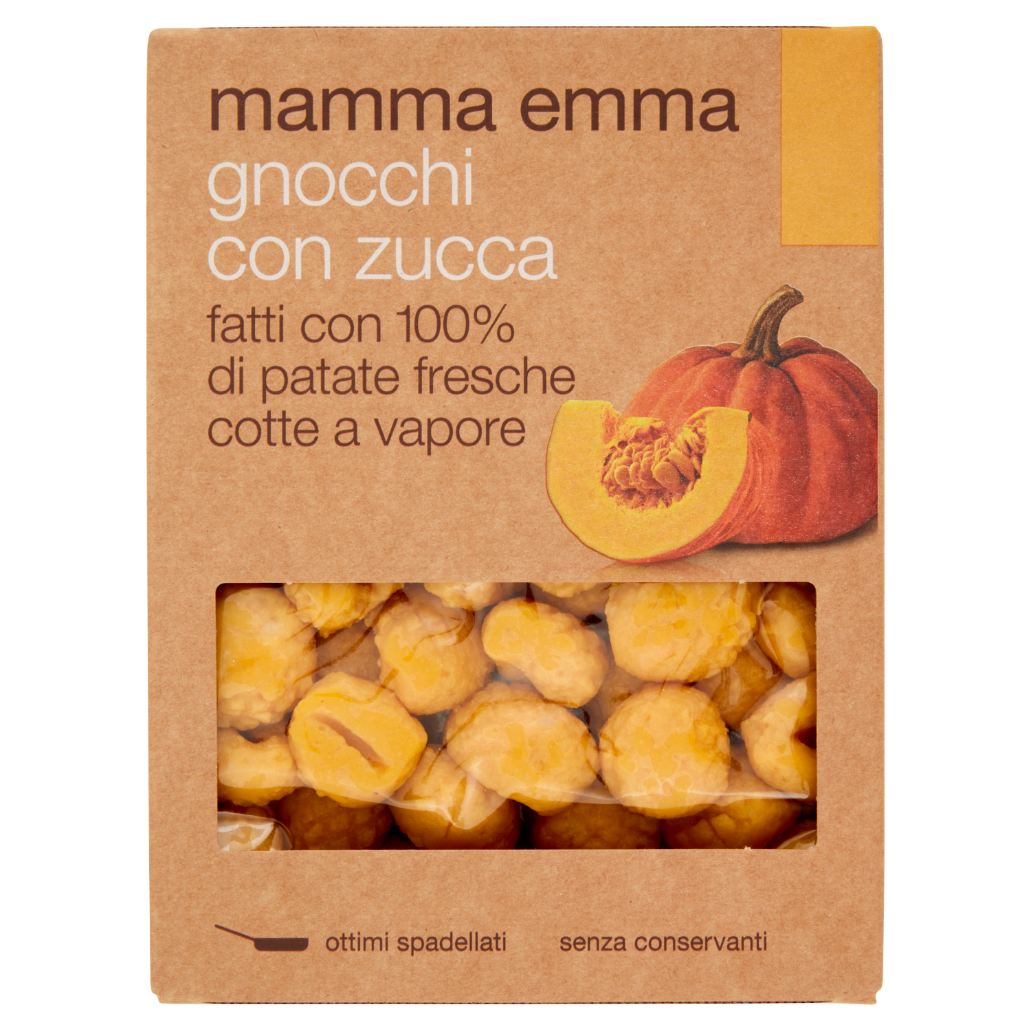 MAMMA EMMA GNOCCHI CON ZUCCA 400g (6 in a box)