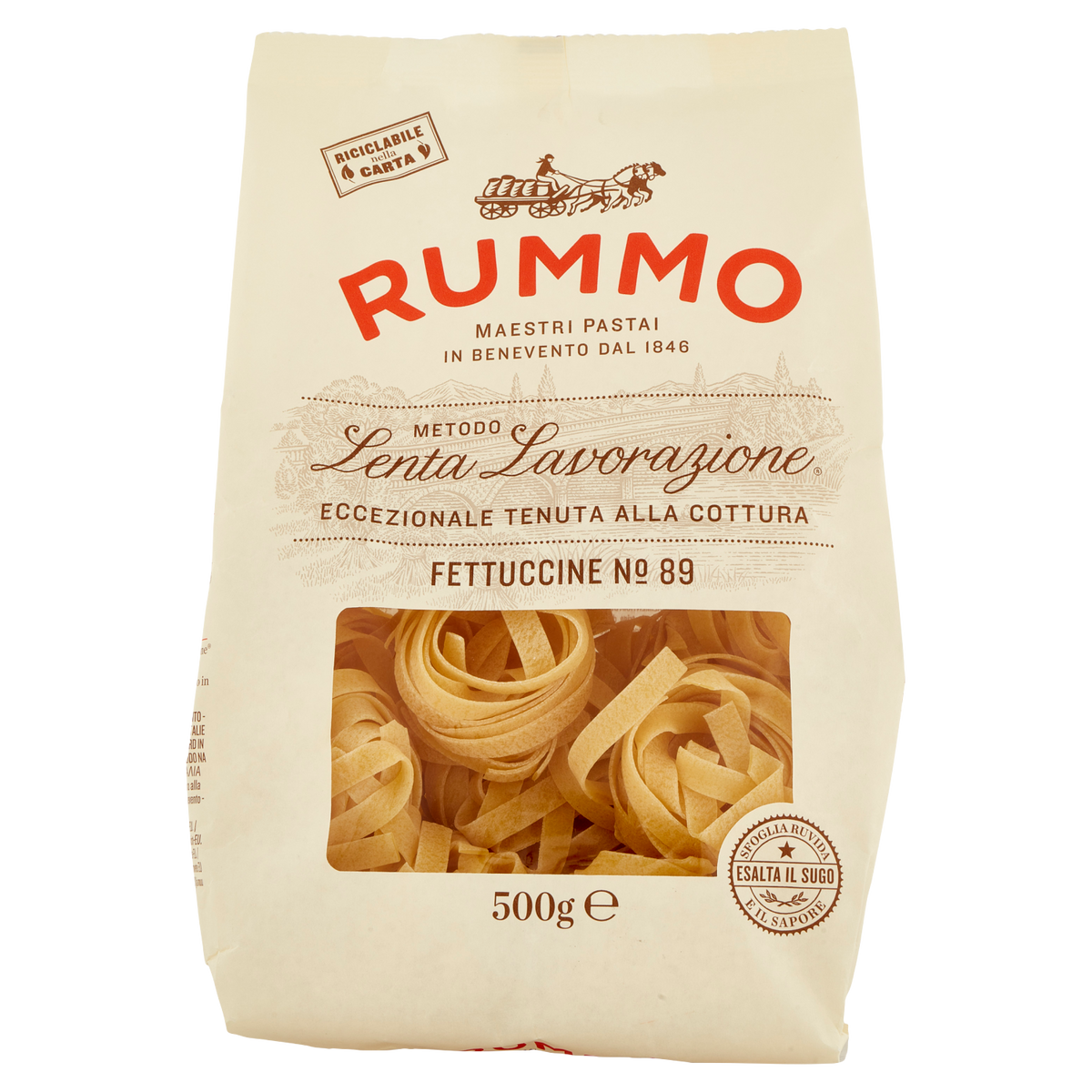 RUMMO FETTUCCINE SEMOLA N.89 500g (12 in a box)
