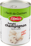 D'Amico Funghi Champignons Tagliati 800 Gr