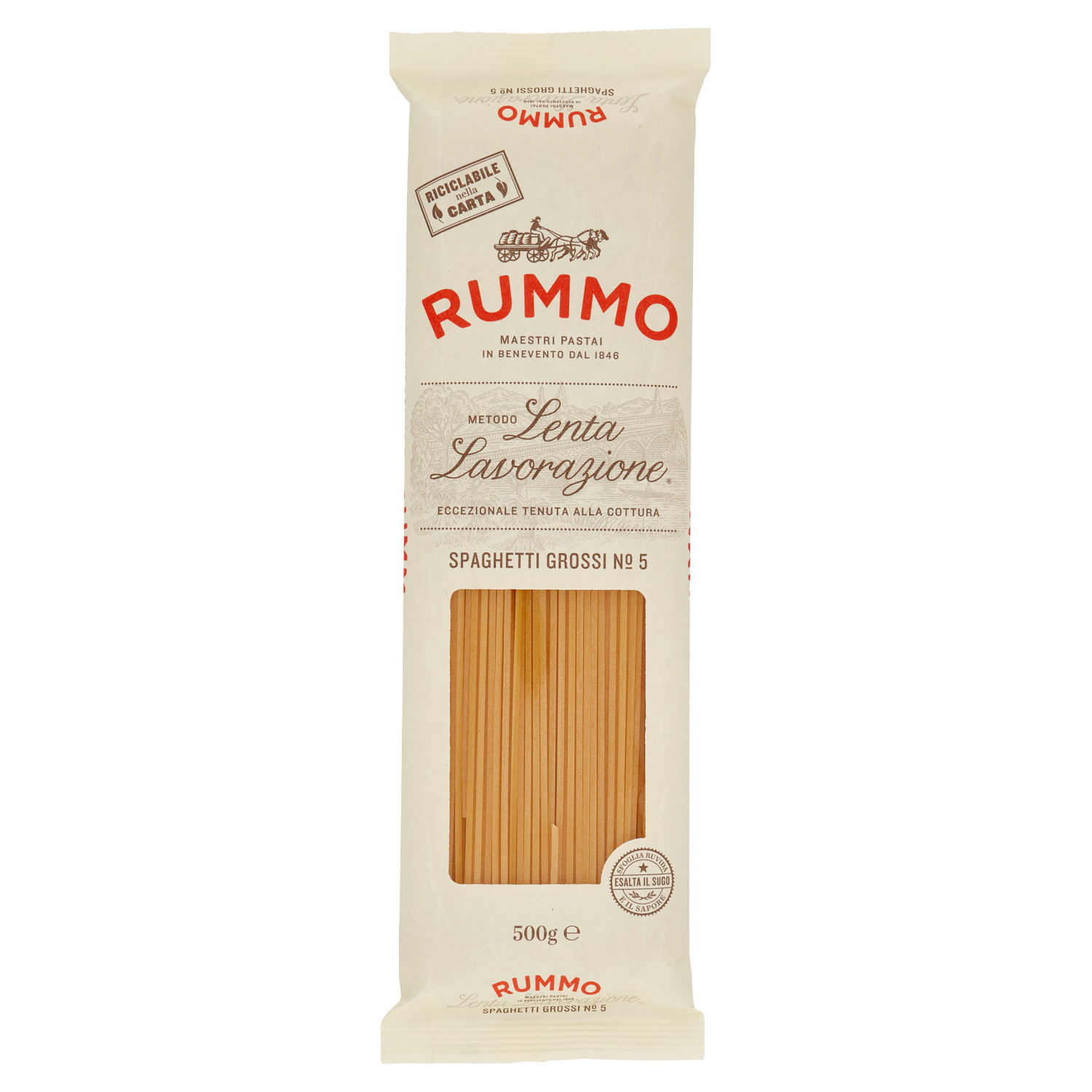 RUMMO SPAGHETTI GROSSI N.5 500g (24 in a box)