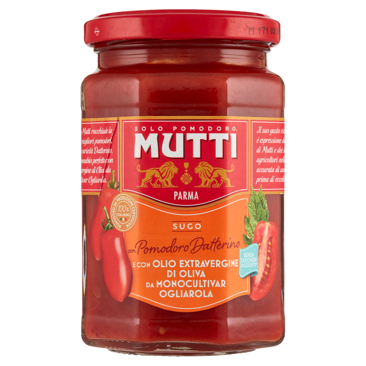 Mutti Sugo Con Datterino 280 Gr