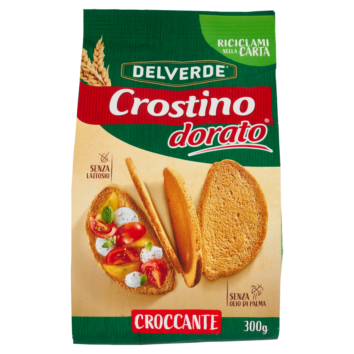 DELVERDE CROSTINI DORATI 300g (12 in a box)