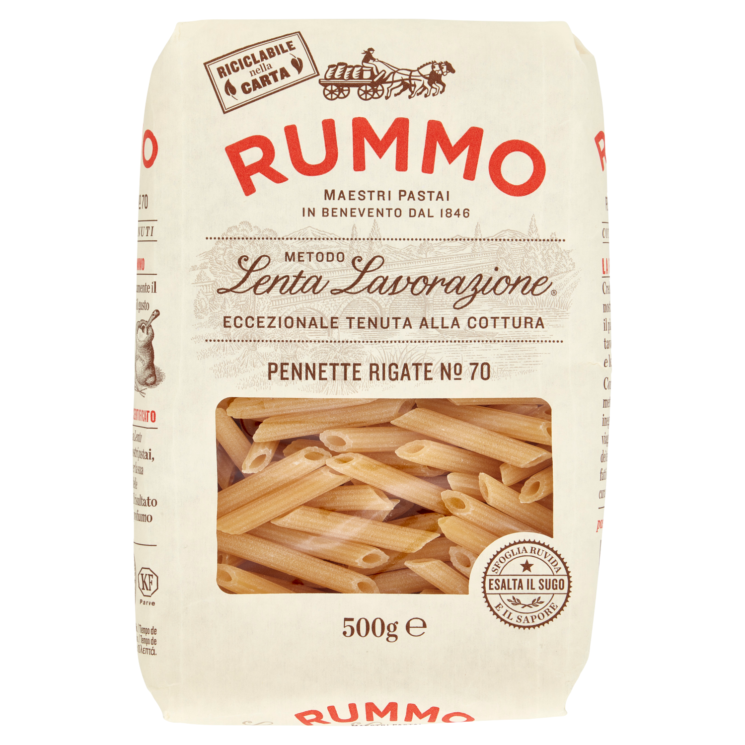 RUMMO PENNETTE RIGATE N.70 500g (16 in a box)