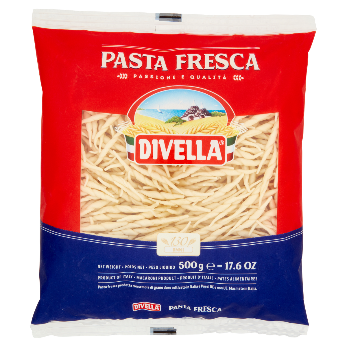 DIVELLA PASTA FRESCA TROFIETTE 500g (10 in a box)