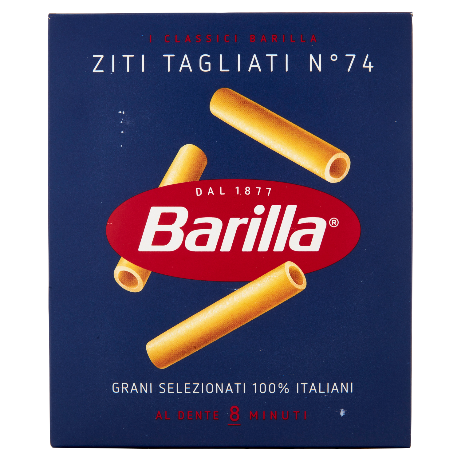 BARILLA PASTA DI SEMOLA ZITI TAGLIATI N.74 500g (28 in a box)