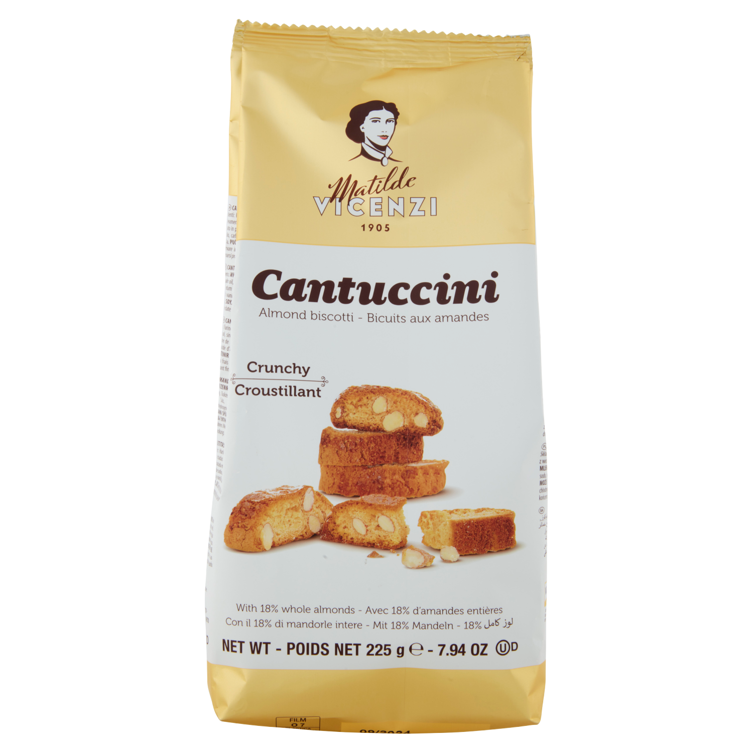 VICENZI CANTUCCINI 225g (10 in a box)