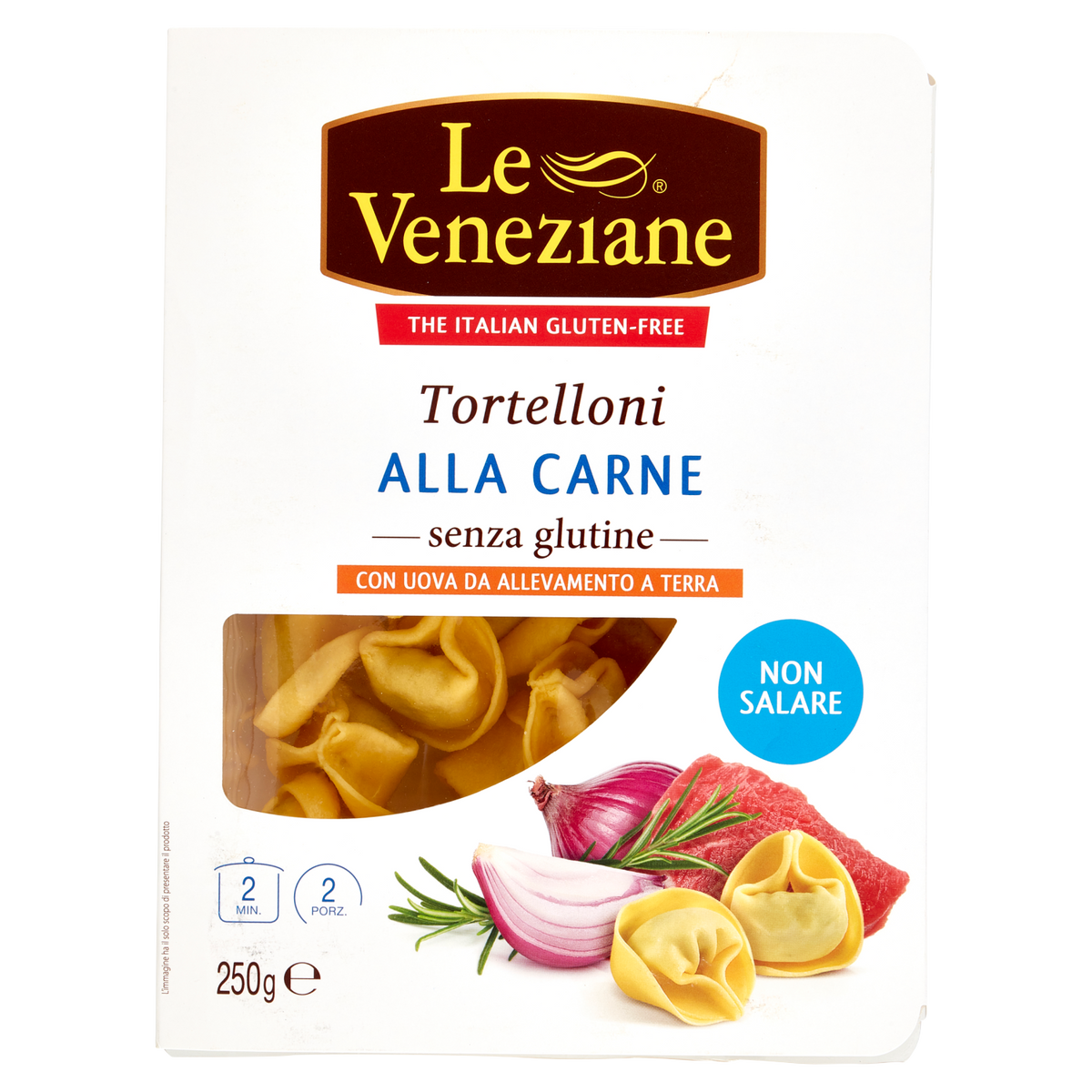 LE VENEZIANE TORTELLONI CARNE SENZA GLUTINE 250g (6 in a box)