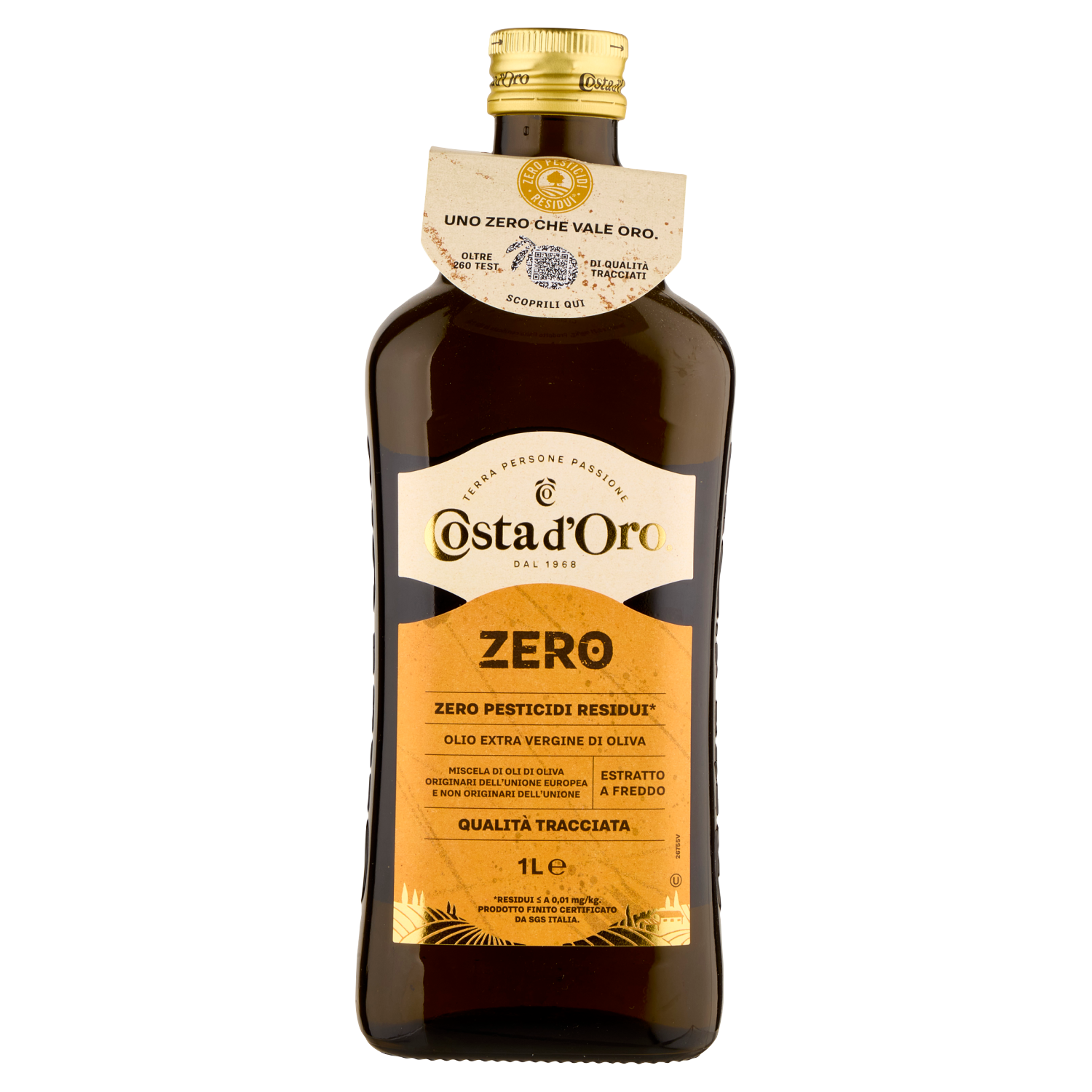 COSTA D'ORO EVO ZERO PESTICIDI 1lt (8 in a box)