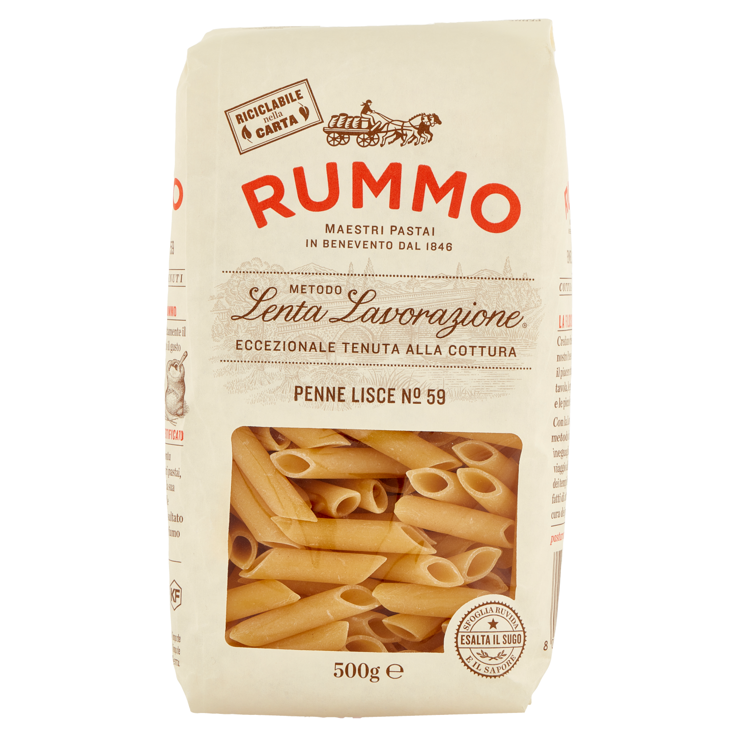 RUMMO PENNE LISCE N.59 500g (16 in a box)
