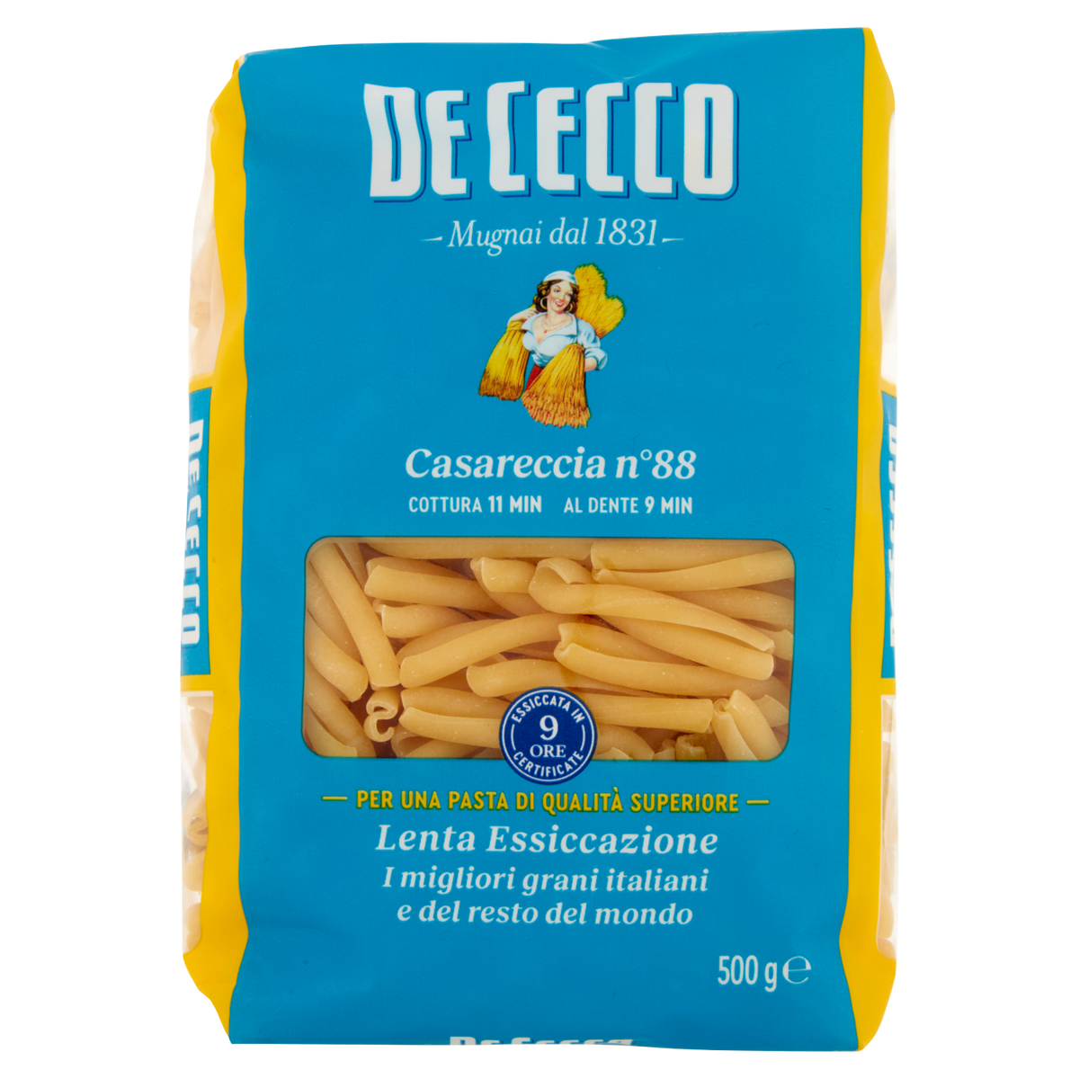 DE CECCO PASTA DI SEMOLA CASARECCIA 500g(24 in a box)