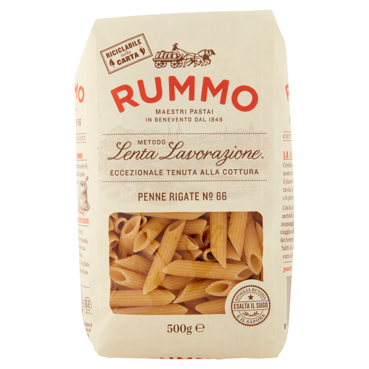 RUMMO PENNE RIGATE N.66 500g (16 in a box)