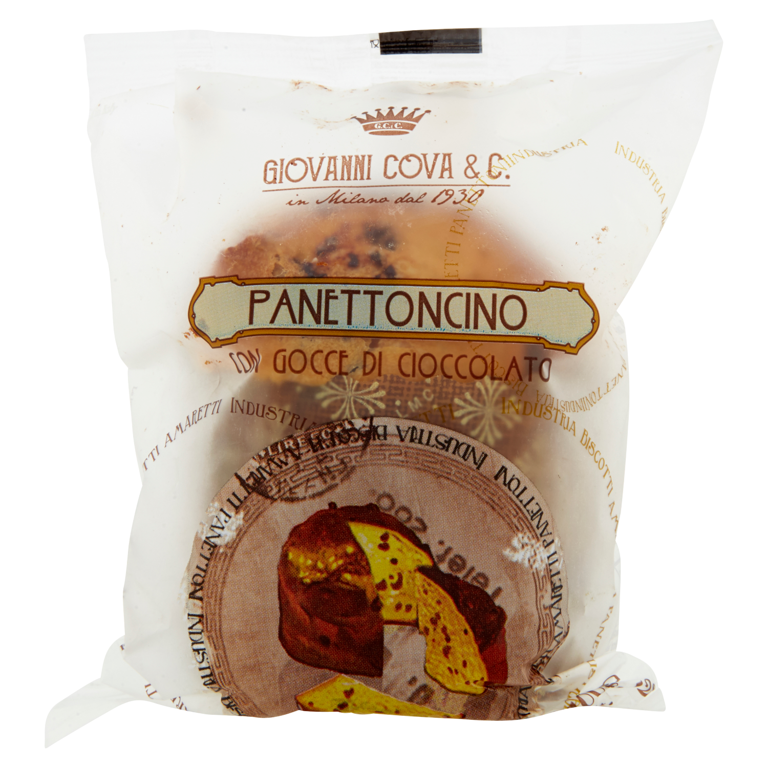 G.COVA PANETTONCINO GOCCE CIOCCOLATO 100g (30 in a box)