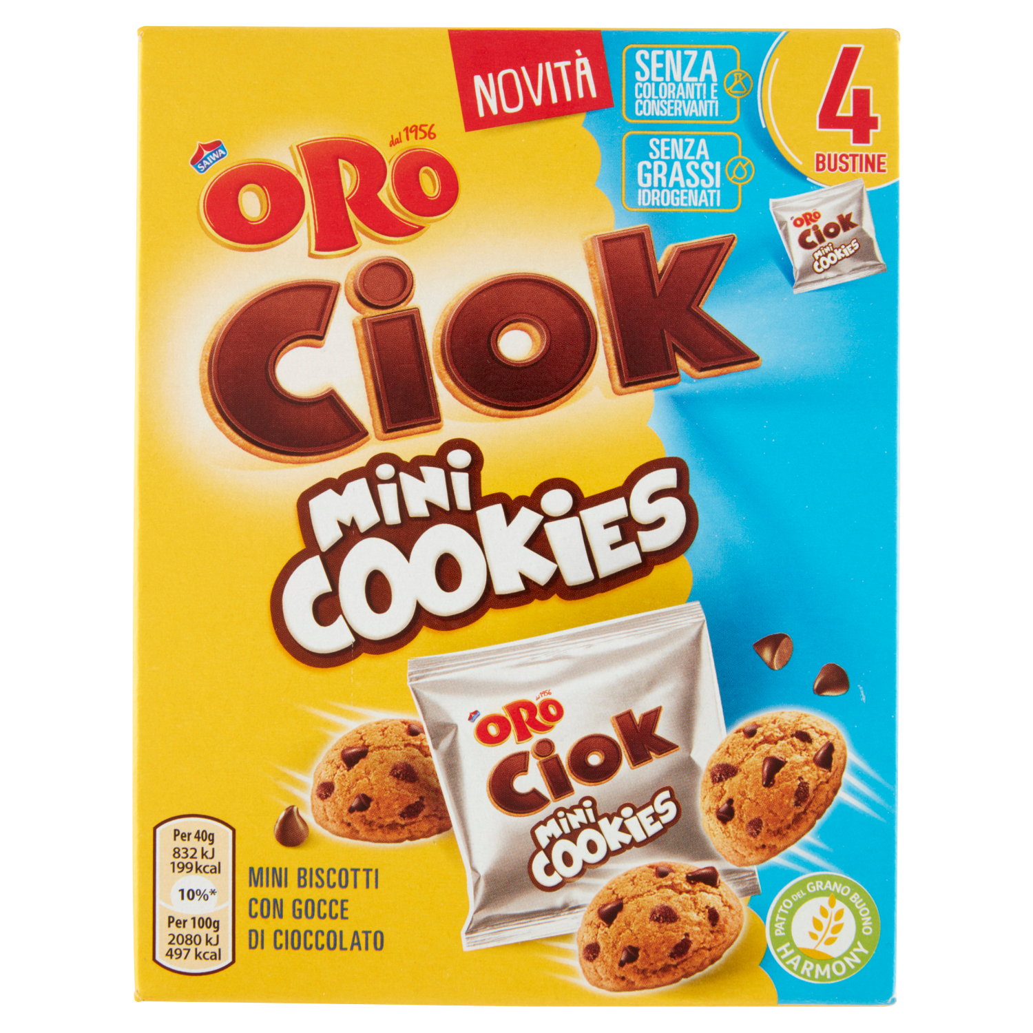 ORO SAIWA ORO CIOCK MINI COOKIES 160g (12 in a box)