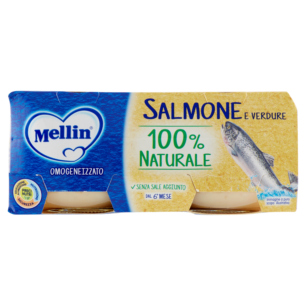MELLIN SALMONE 80gx2 160g (12 in a box)