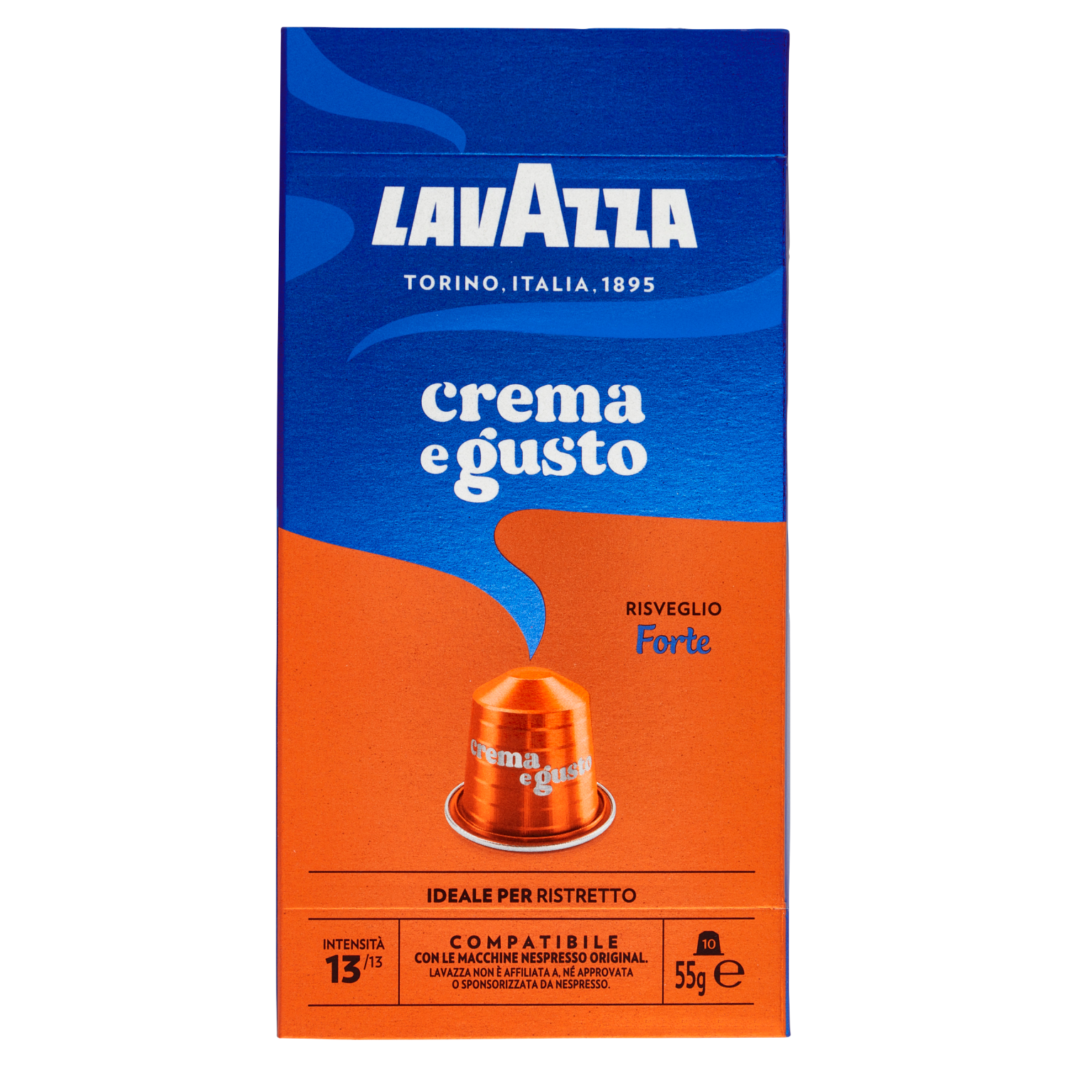 LAVAZZA CREMA & GUSTO FORTE CAP N10 55g (10 in a box)