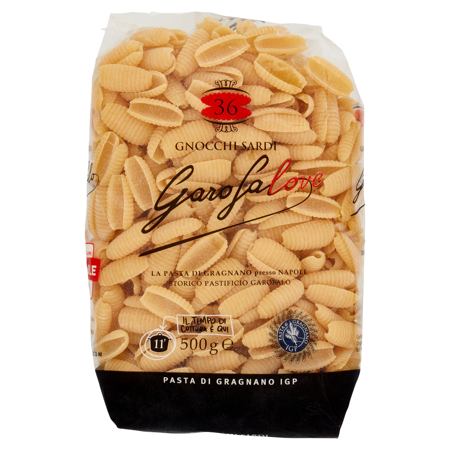 GAROFALO PASTA DI SEMOLA GNOCCHI SARDI 500g (16 in a box)