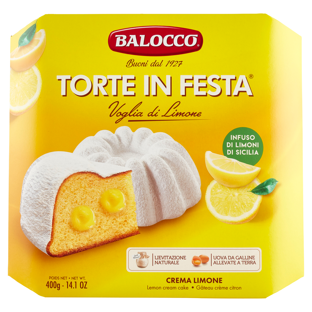 BALOCCO TORTA LIMONE 400g (18 in a box)