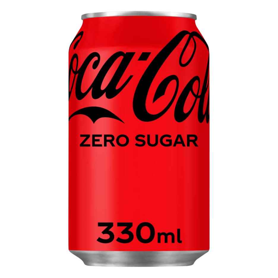 COCA ZERO 24X330ML CANS