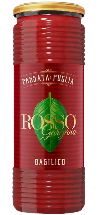 ROSSOGARGANO PASSATA BASILICO 690g (12 in a box)