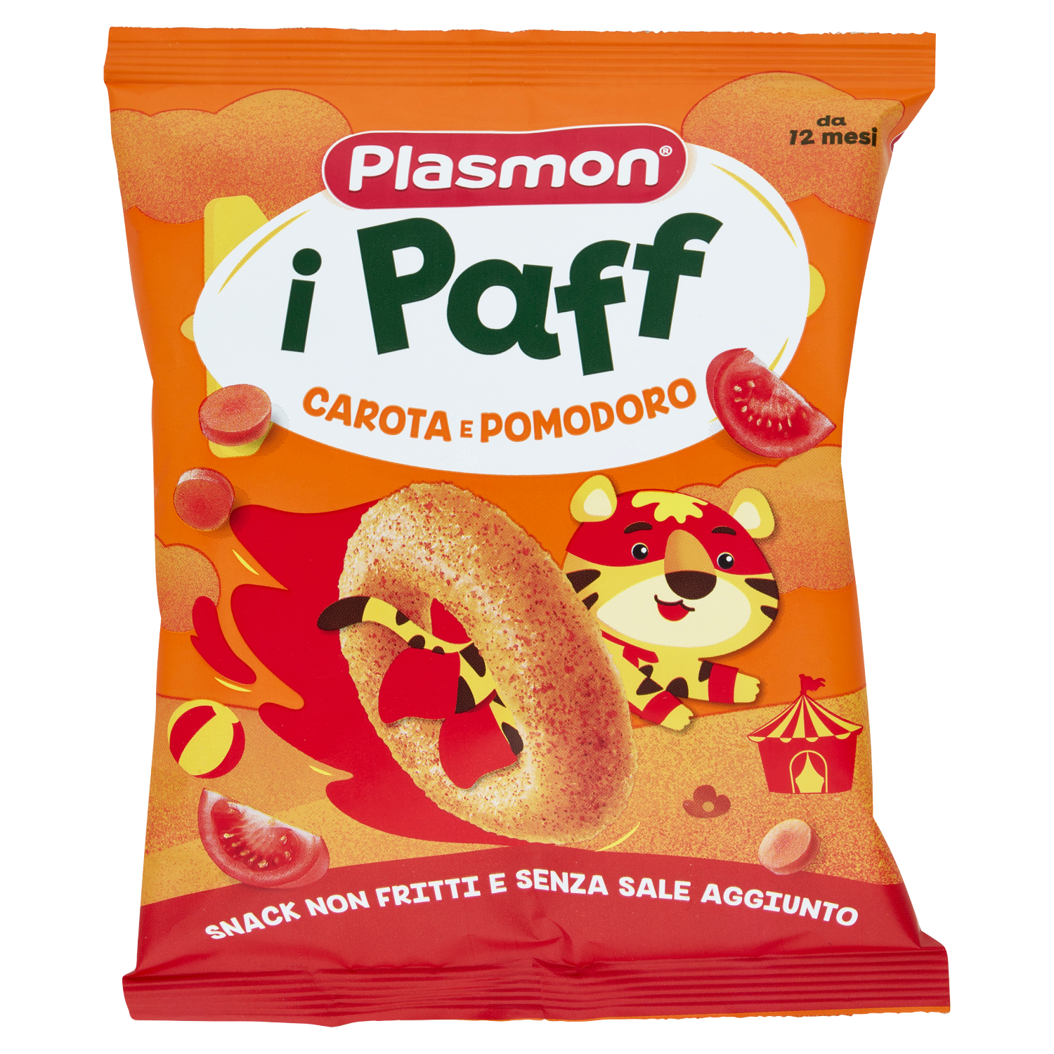 PLASMON PAFF POMODORO CAROTA 15g (5 in a box)